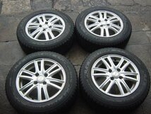 ◎H478 175/65R14 TOYO GIZ2 スタッドレス バリ溝 2021年製 アルミホイール 14×5.5J+50 100 4穴 ヴィッツ フィット キューブ★富山市_画像1