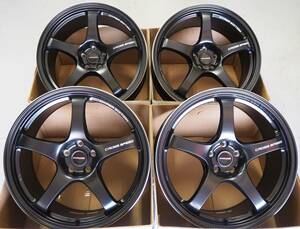 軽量 クロススピード CR5 18inch 5H100 F8.5J+45 R9.5J+45 86 BRZ カローラスポーツ