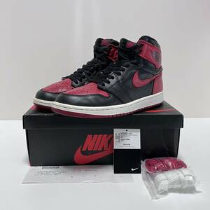 NIKE AIR JORDAN 1 RETRO HIGH OG 2016 ナイキ ジョーダン1 BRED US9 27cm 555088-001