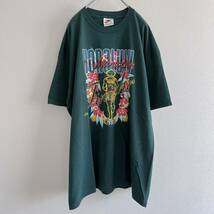 USA製 90s NIKE ナイキ Tシャツ 1995年 ホノルルマラソン XL 緑_画像2