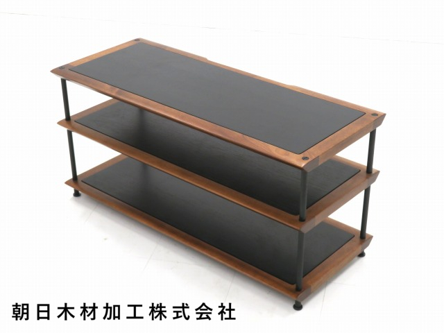 送料無料/即納】 朝日木材加工 キャビネット オーディオラック SV