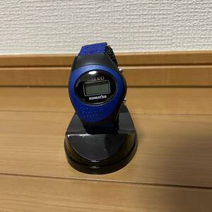 コマツ腕時計 KOMATSU GALEO 新品未使用未装着 青黒 マジックテープ 動作未確認 希少