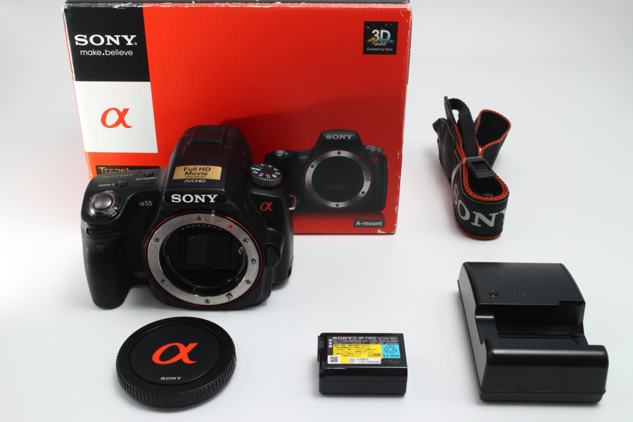 一眼レフ SONY α55の値段と価格推移は?|50件の売買情報を集計した