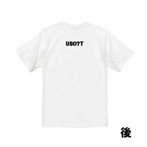 新 USOT うそT 北海道 in おきなわ おもしろTシャツ 半袖Tシャツ かわいい パロディ WHITE 白 ホワイトTee ゆるい XL_画像2