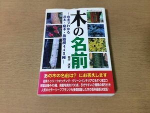 ●P545●木の名前●岡部誠●由来でわかる花木庭木街路樹445種●グリーンインテリアカラーリーフプランツ●平成13年●婦人生活社●即決