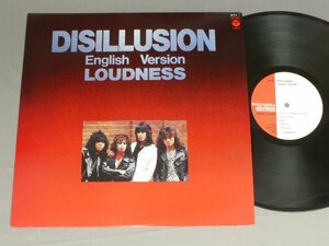 ★日LP LOUDNESS/DISILLUSION ENGLISH VERSION★