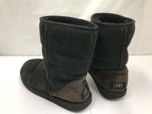 UGG アグ ムートンブーツ ブラック W8サイズ 約25cm 23040403_画像2