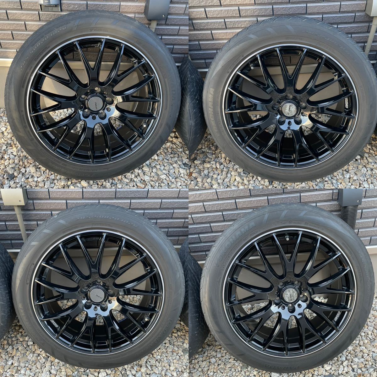 新作グッ RAYS ホムラ2×9 20インチ8.5J タイヤ/ホイールセット