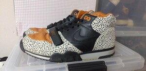 送料込 国内 正規 ナイキ エア トレーナー ワン ミッド プレミアム エヌアールジー 27cm US9 サファリ NIKE AIR TRAINER 1 MID PREMIUM NRG