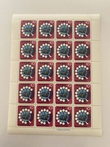 P即決　10円切手　切手シート　電話創業75年記念　1965　まるまります