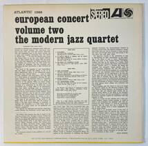 モダン・ジャズ・クァルテット (MJQ Modern Jazz Quartet) / European Concert Volume Two 国内盤LP WP P-7523A STEREO 帯無し_画像2