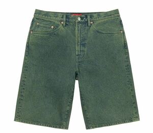 送料無料 Size:30 新品 SUPREME Baggy Denim Short (23SS) Green グリーン 緑 シュプリーム バギーデニム ショーツ ハーフパンツ