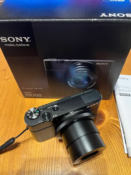 SONY デジタルカメラ Cyber-shot DSC-RX100 ブラック 使用頻度低 CMOS 1.0型 2020万画素