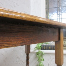 イギリス アンティーク 家具 オケージョナルテーブル サイドテーブル ツイストレッグ 店舗什器 木製 英国 SMALLTABLE 6102d_画像9