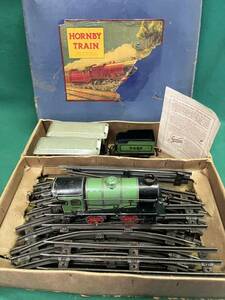 Hornby horn Be Britain made tin plate zen my device 1949 year side .O gauge box attaching set 