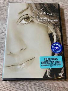 新品未開封　希少DVD CELINE DION セリーヌ・ディオン ALL THE WAY... A Decade Of Song &Video ザ・ベリー・ベスト 輸入盤　送料無料