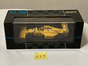 送料無料　ONYX オニキス 1/43 ロータス102 ドネリー LOTUS 1990 キャメル　ミニカー