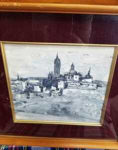 Art hand Auction A picture of Madrid, Spain, painting, watercolor, Nature, Landscape painting