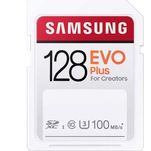 Samsung SDカード 128GB EVO Plus SDXC UHS-1 U3 100MB/s MB-SC128H/EC 国内正規保証品 ブランド日本サムスン