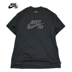 【新品】ナイキ SB ロゴ 半袖 Tシャツ【010：黒】XXL NIKE SB スケボー ビッグロゴ トレーニング