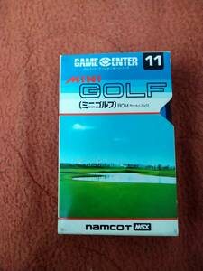 MSX[ Mini Golf ] box attaching ROM Namco 