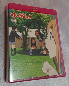 Blu-ray K-ON!! ブルーレイ けいおん!! 3 特典=描き下ろし (等身大) 布ポスター 律 同梱 ポニーキャニオン 定価=8400円 新品 未使用 未開封