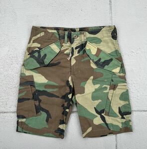 マハリシ　maharishi リメイク　カーゴショーツ　パンツ ハーフパンツ ショートパンツ 迷彩 ARMY カモフラージュ m51 m-51 m65 m-65