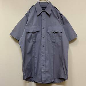 【１円スタート】90′s 良デザイン ワークシャツ 古着 ヴィンテージ 海外 アメリカ 輸入 【1263】