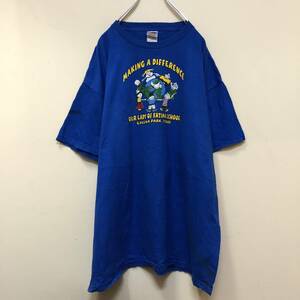 【１円スタート】90′s FRUIT OF THE LOOM 良デザイン Tシャツ 古着 ヴィンテージ 海外 アメリカ 輸入 【37】