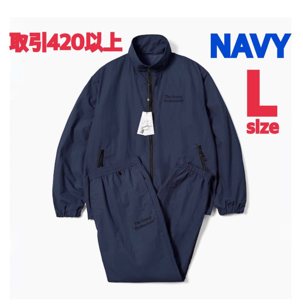 Mサイズ ennoy NYLON JACKET NAVY BLUE-