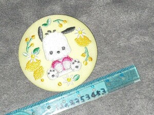 サンリオキャラクターズ ビスケット おまけ ポチャッコ 刺繍缶バッジ バッヂ バッチ グッズ Sanrio 犬