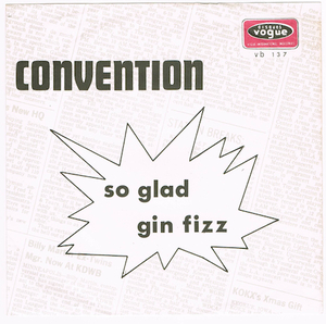 ●CONVENTION / GIN FIZZ [BELGIUM 45 ORIGINAL 7inch シングル MOD ORGAN 試聴]