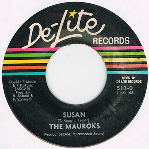 ●THE MAUROKS / SUSAN [US 45 ORIGINAL 7inch シングル MOD SOUL PSYCH 試聴]