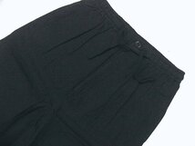 少し透ける・涼しげな織り生地　夏の作務衣　綿８５％・麻１５％　黒色地　Ｍサイズ　新品_画像6