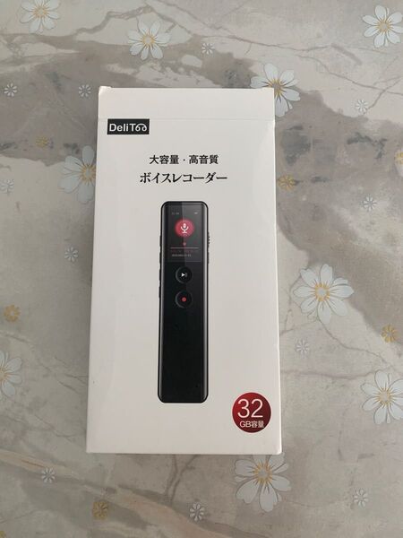 ボイスレコーダー 32G大容量 最大2500時間録音 ブラック