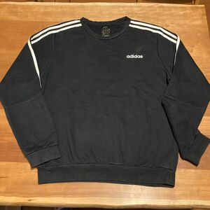 adidas 長袖スウェット　メンズM（L）レディース可　T73 38