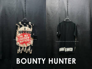 Bounty Hunter кожа лицо футболка Ss блюдо teki подвеска цепная пила демон. ....BXH BOUNTY HUNTER cut and sewn 