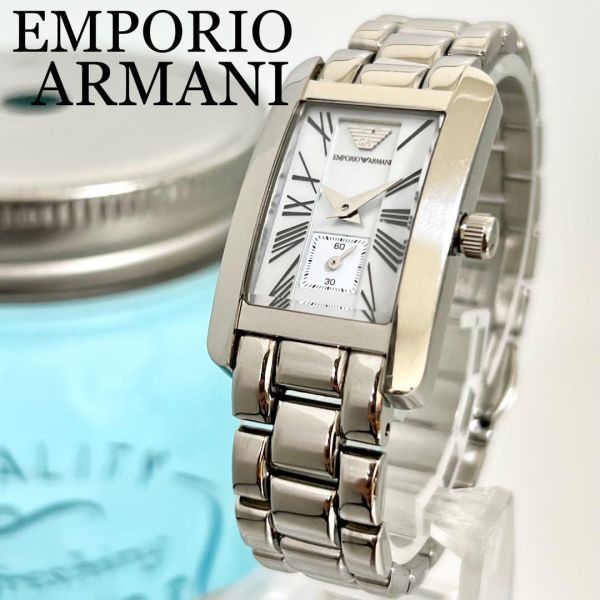 EMPORIO ARMANI◇自動巻腕時計/アナログ/ステンレス/BLK/BLK/AR-60025