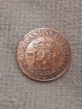 アンティークコイン　オランダ領インド　1920年　1セント硬貨　NI1C0408_画像5