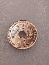 アンティークコイン　オランダ領インド　1939年　1セント硬貨　NI1C0410_画像1