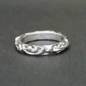  as good as new beautiful goods A&Ge- and ji- ring ring sterling silver silver 925 13 number 3.8g Tang . Tang . pattern ala Beth k