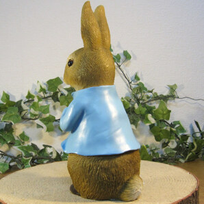 ピーターラビットの置物 うさぎ 置物 ピーター ベーシックタイプ ウサギ フィギュア バニー オブジェ ガーデン ベランダアートの画像9