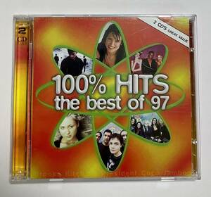 洋楽CD2枚組 100% HITS the best of 97 輸入盤 エルトン・ジョーン　ケミカル・ブラザーズ　ローリングストーンズ他