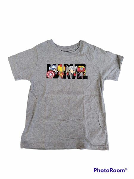 【お値下げ】MARVEL　キッズ 半袖Tシャツ　グレー　130cm