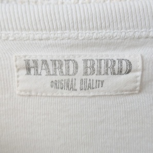 HARD BIRD ハードバード フラットヘッド プリントTシャツ ロゴプリント ホワイト 白 日本製の画像7