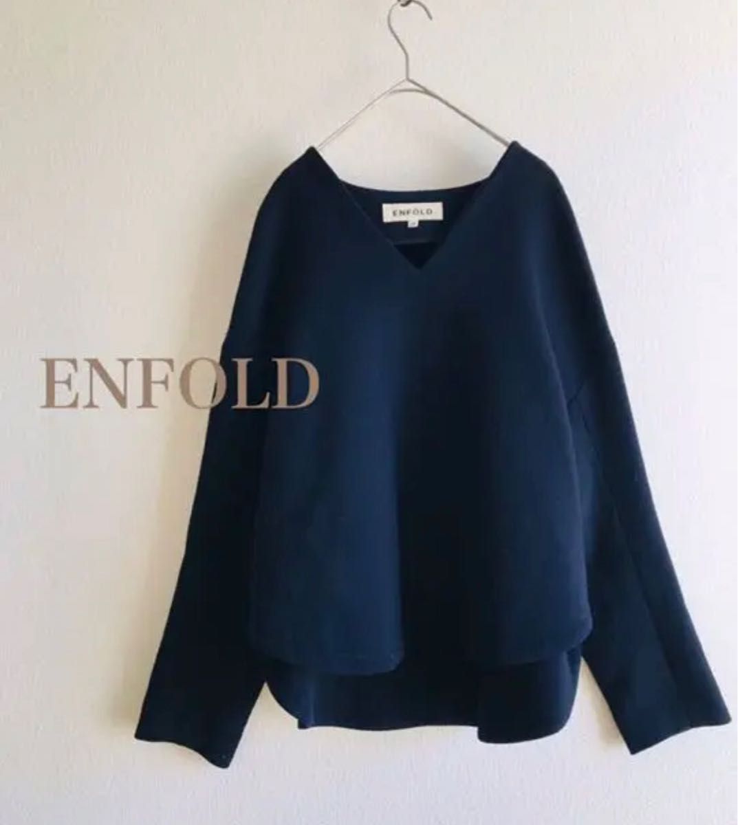 ENFOLD エンフォルド SOLID-PEPLUM PULLOVER｜PayPayフリマ