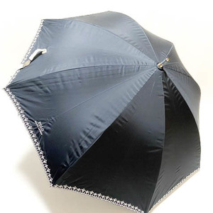  new goods prompt decision * Ralph Lauren parasol long umbrella *1 class shade /../. rain combined use parasol /RALPH LAUREN/ Polo Mark / ska LAP embroidery / black m26-n5