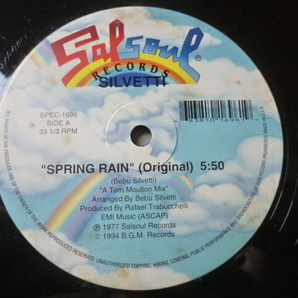 Silvetti / Spring Rain シュリンク付 GARAGE CLASSIC NY DISCO 名曲 12 Tom Moulton Mix Candido / Jingo収録 試聴 の画像1