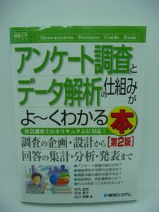 図解入門ビジネス アンケート調査とデータ解析の仕組みがよ～くわかる本 第2版 ★ 竹内光悦 山口和範 元治恵子 ◆ 回答の集計・分析・発表