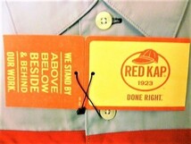 定価7900円 在庫処分 RED KAP Majestic ワークシャツ 長袖●グレーLサイズ ST14J-6656-LD アメカジ_画像6